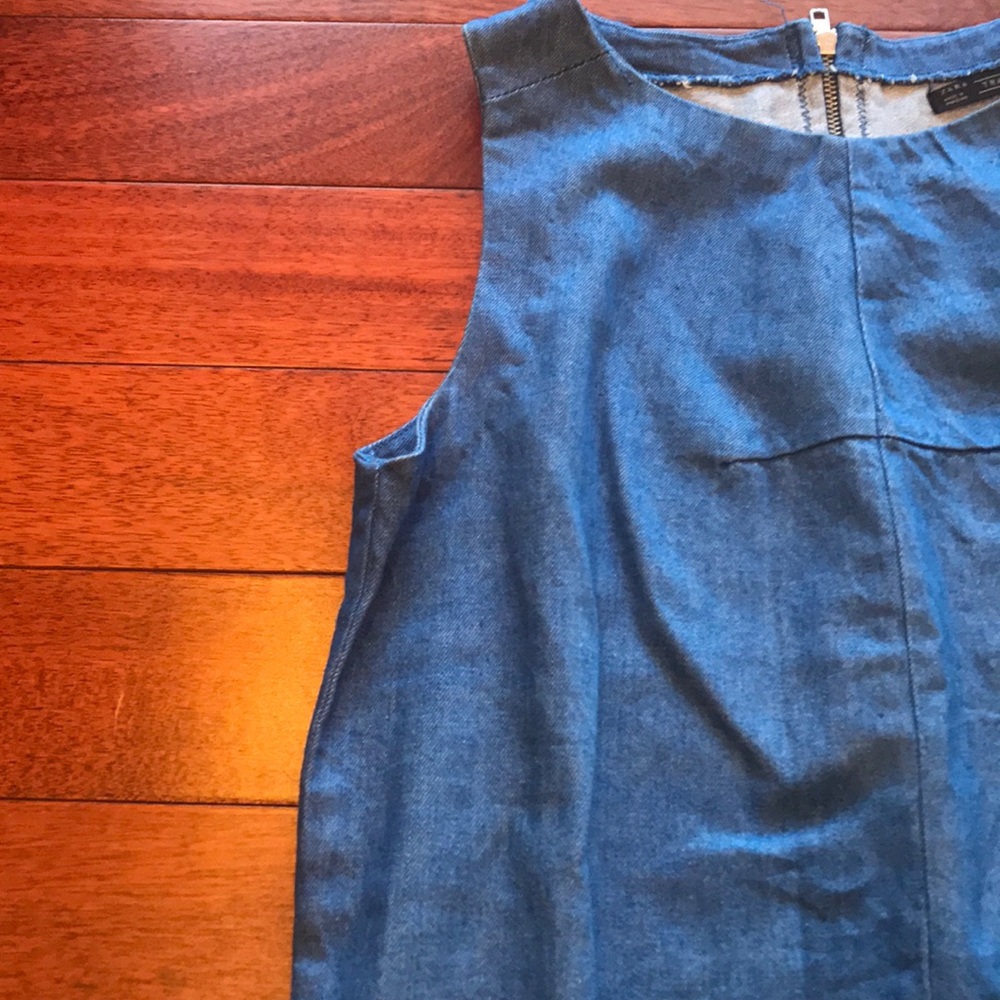đź‘—Zara denim midi dress - Picture 2 of 6